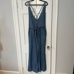Free People Chambray Jumpsuit